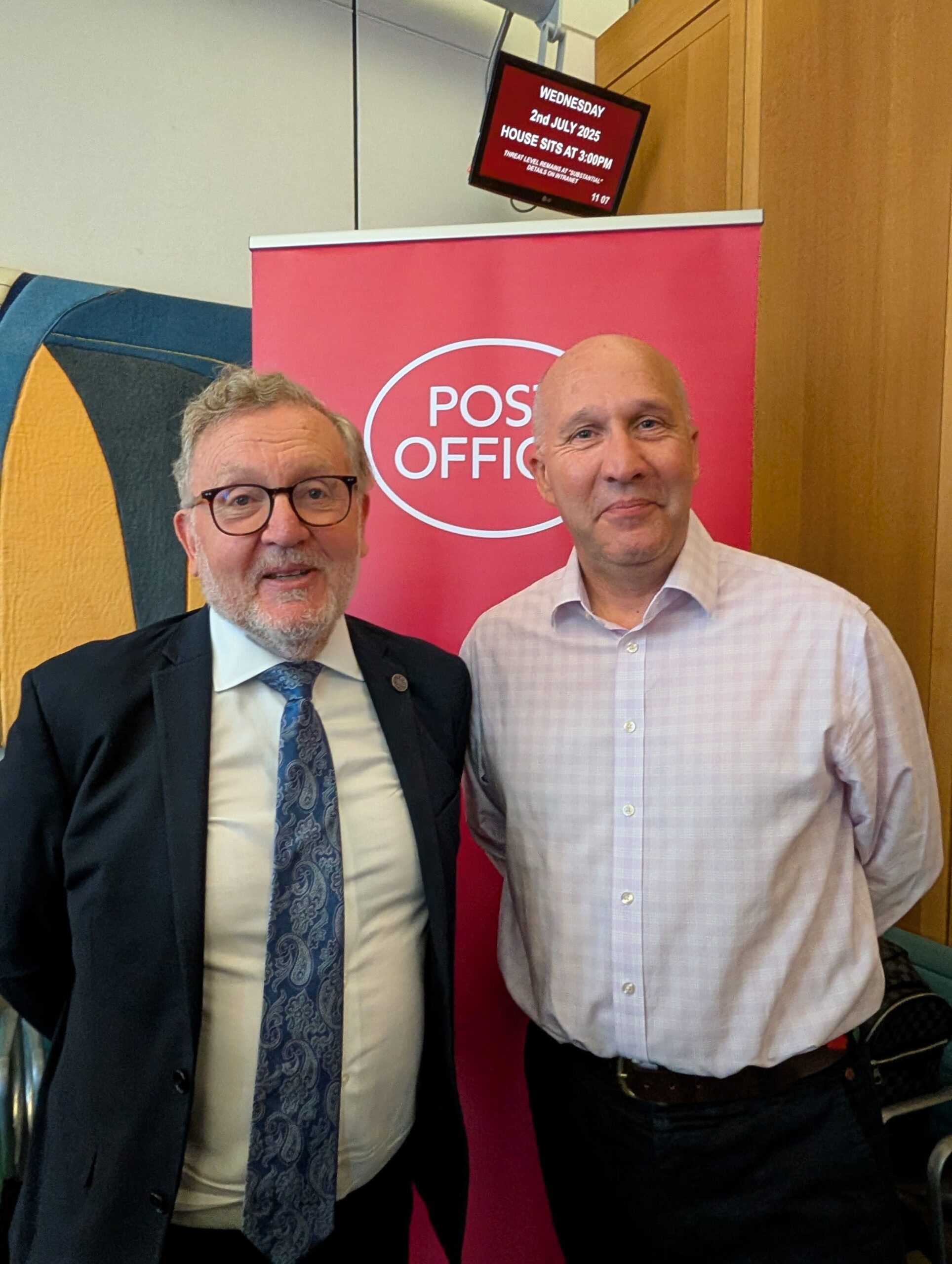 Parliament meeting for MP and postmasters