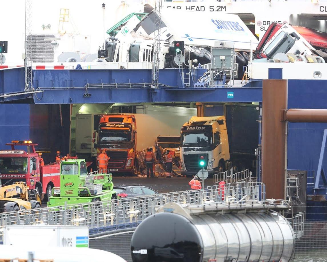 Major incident at Cairnryan crossing