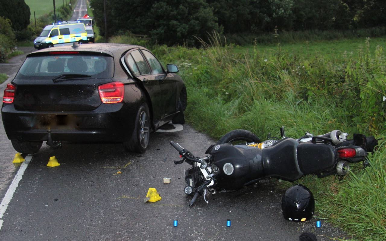 Crash tragedy biker named