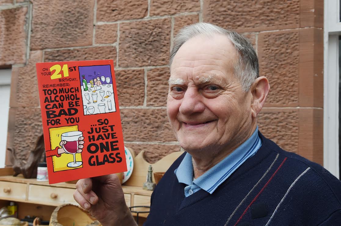 Grandad celebrates turning 21