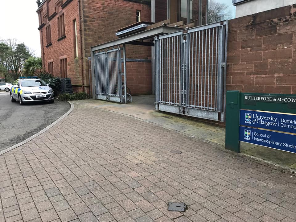 Campus package posed 'no risk' say police