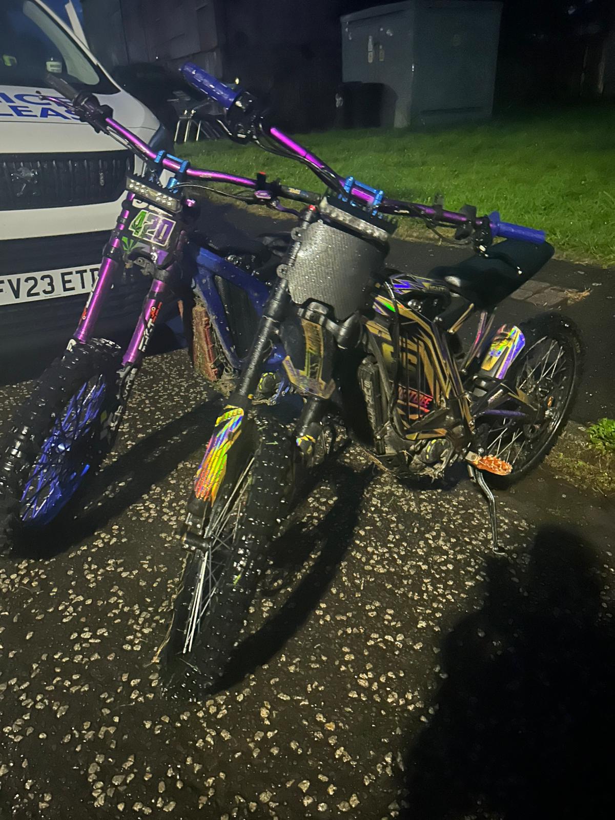 Police seize ebikes