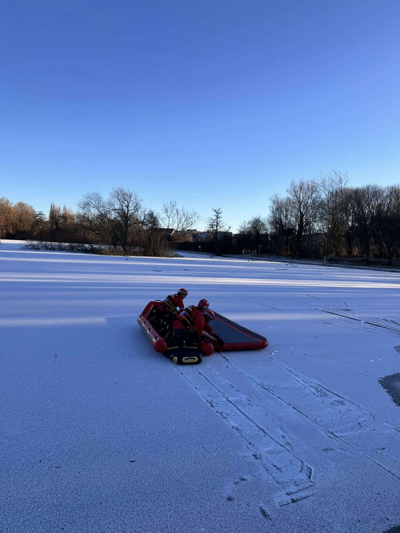 'Stay off the ice', authorities warn