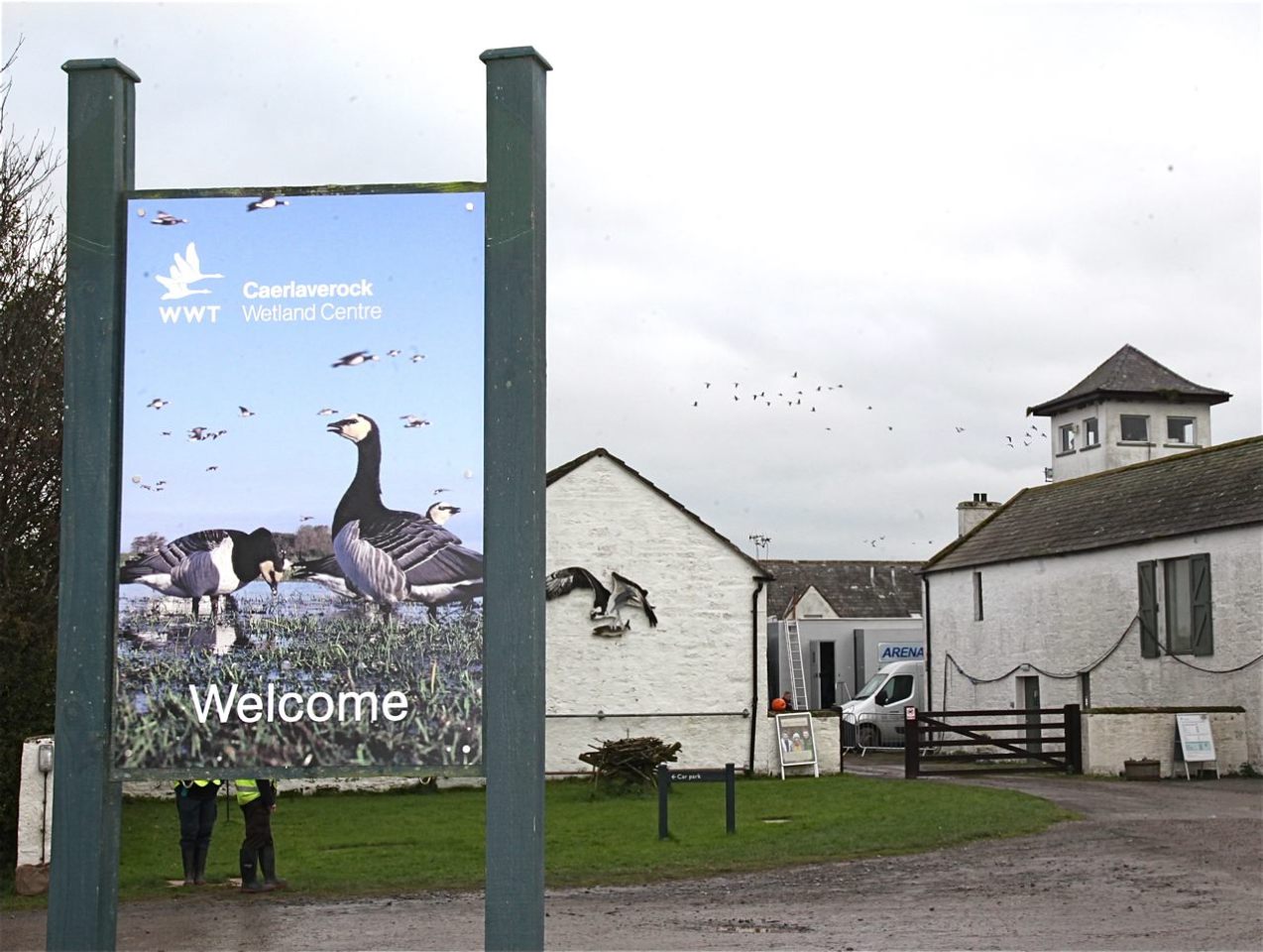PHOTO-FEATURE:  Autumnwatch arrives at Caerlaverock