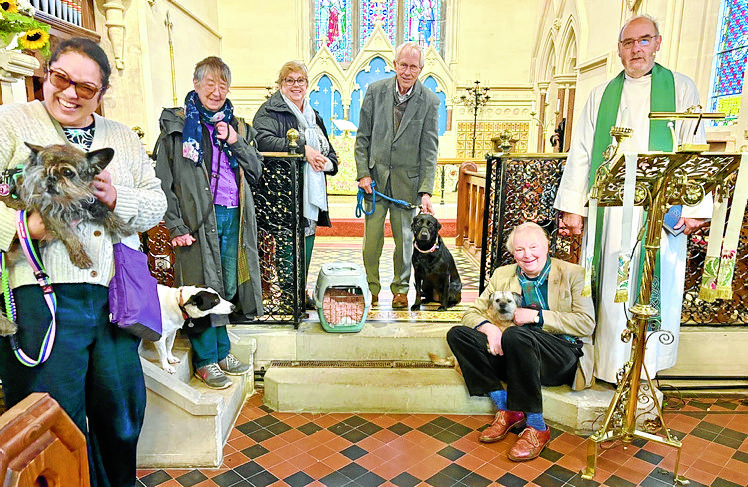 Church welcomes all creatures great and small