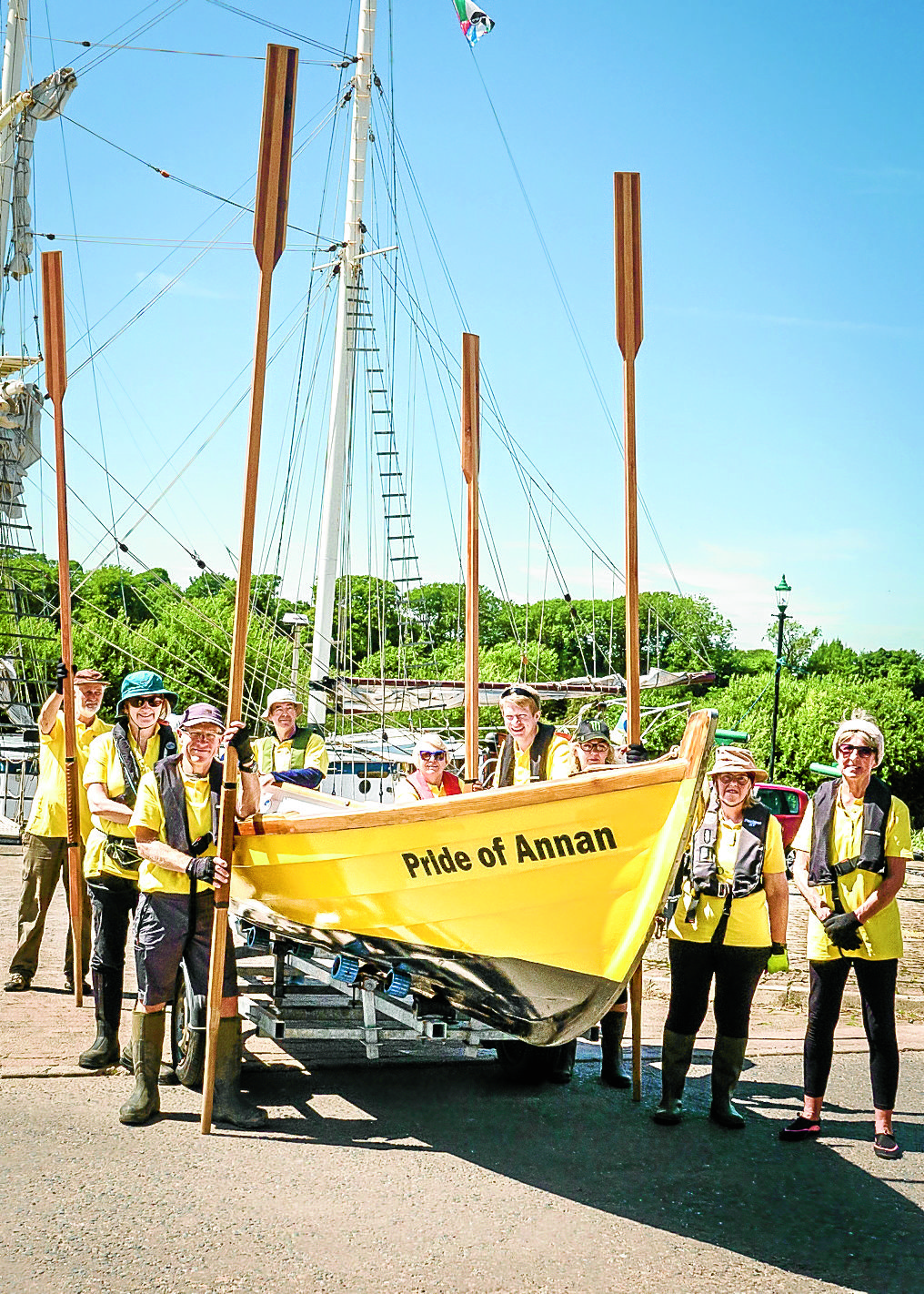 Annan rowers ready