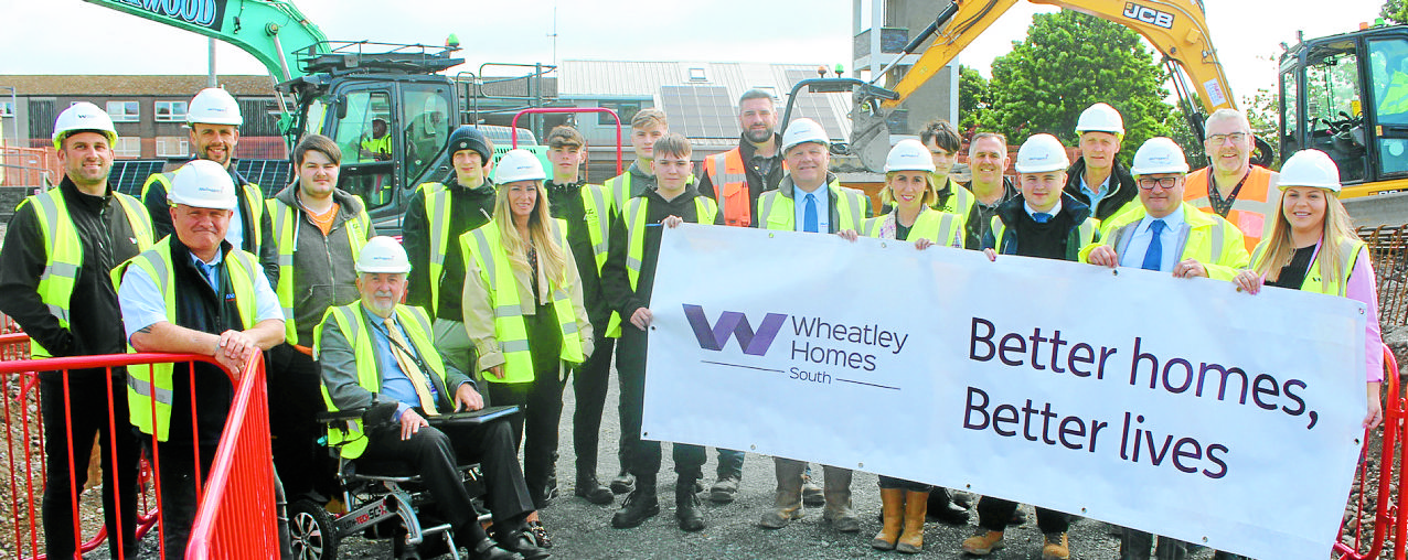 Work starts on new homes