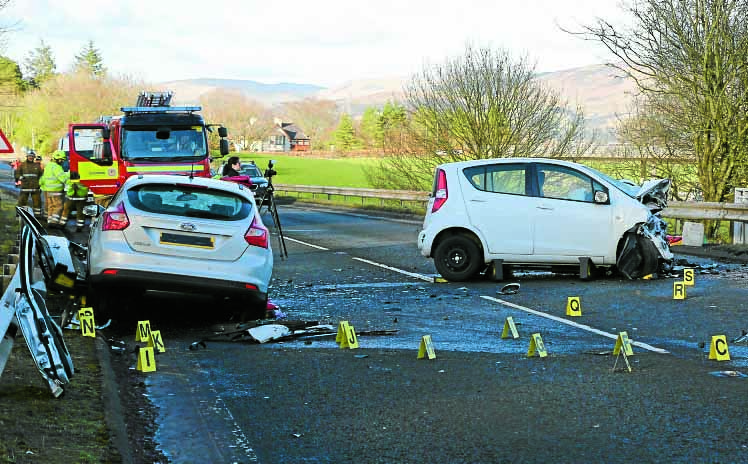 Man dies in A701 accident