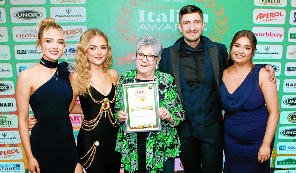 Food, glorious food wins Italian awards