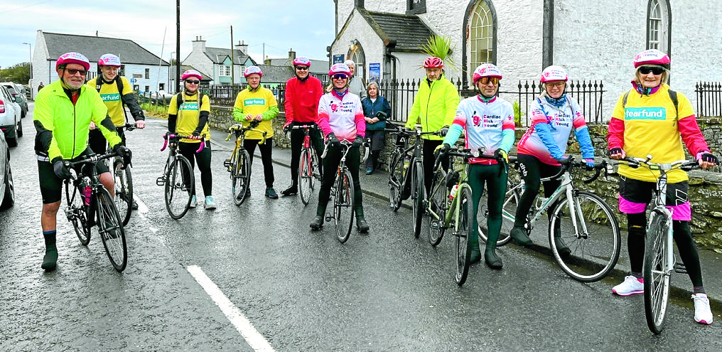 Church cycling team complete John’s dream