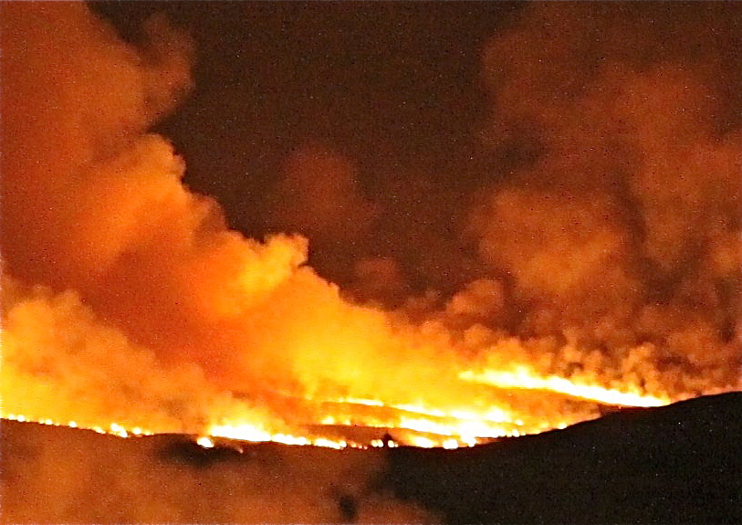 Spring wildfire warning
