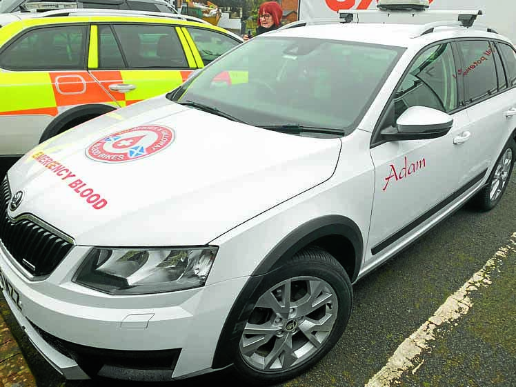 Fitting farewell for blood biker Adam