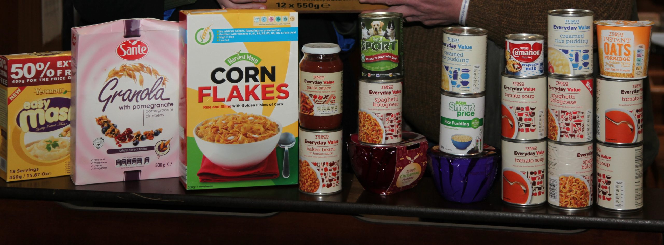 Food parcels pressure mounts