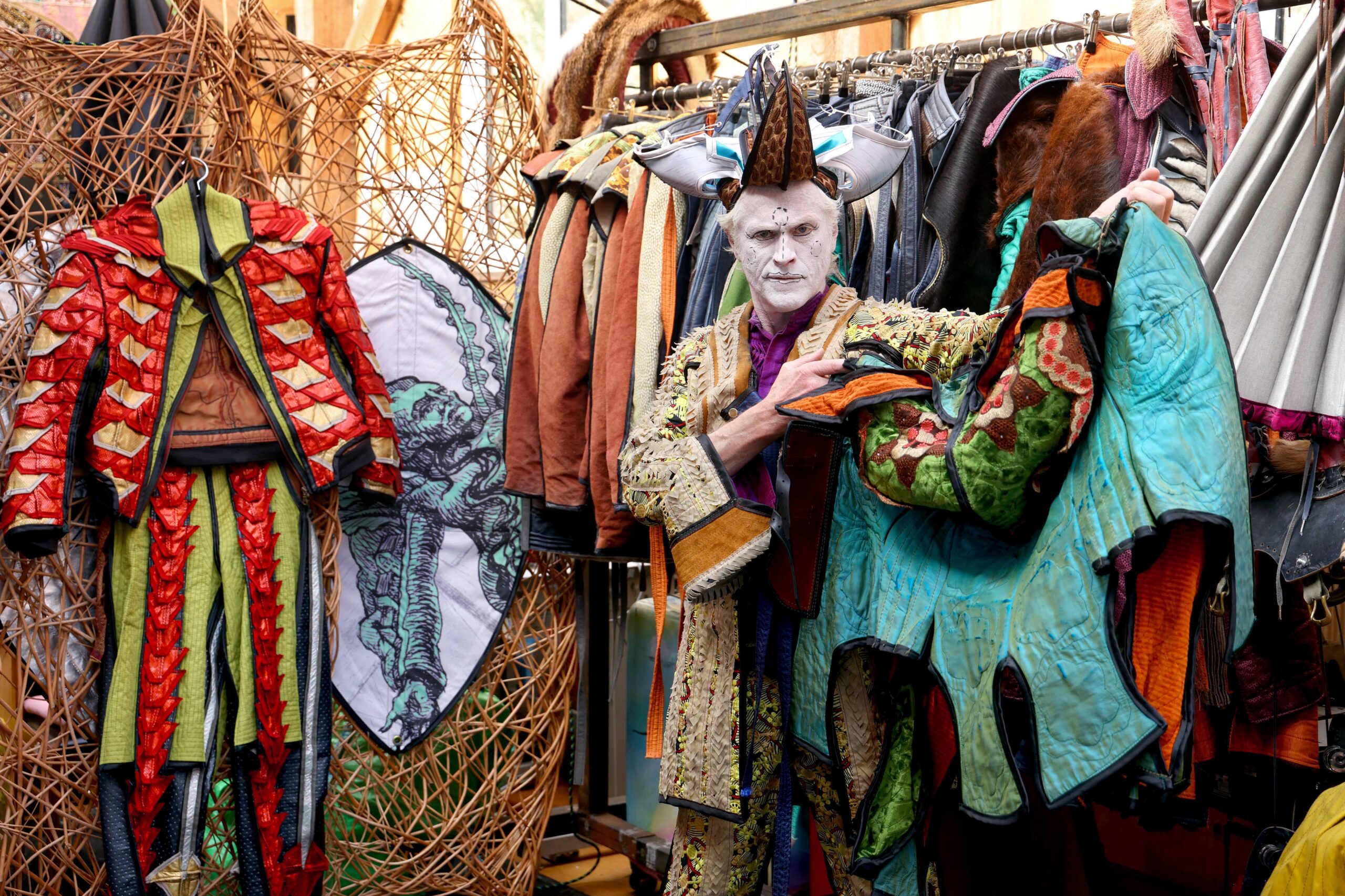 Chance to try on costumes