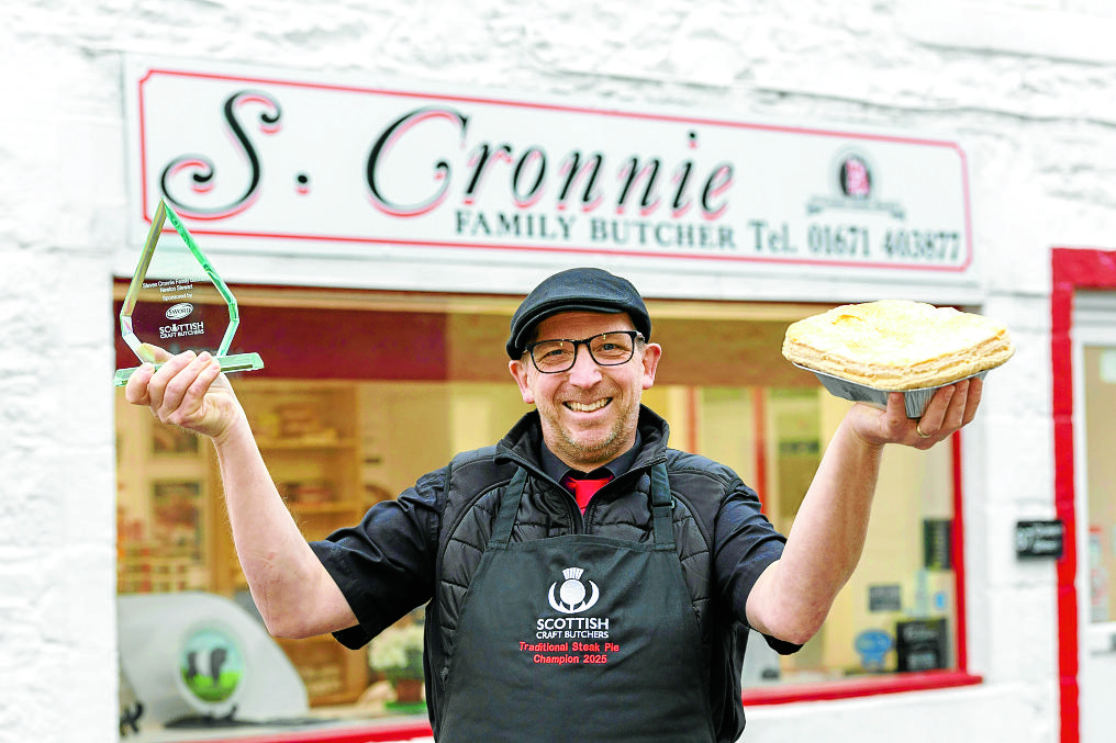 Butcher crowned Scottish steak pie champion