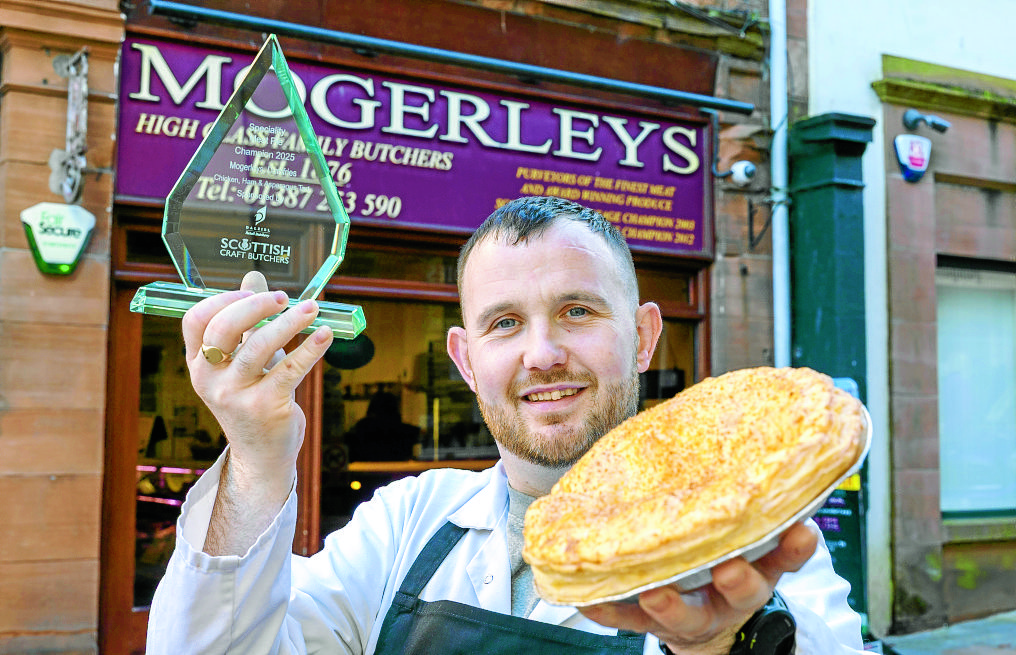 Best speciality meat pie in Scotland is in Dumfries