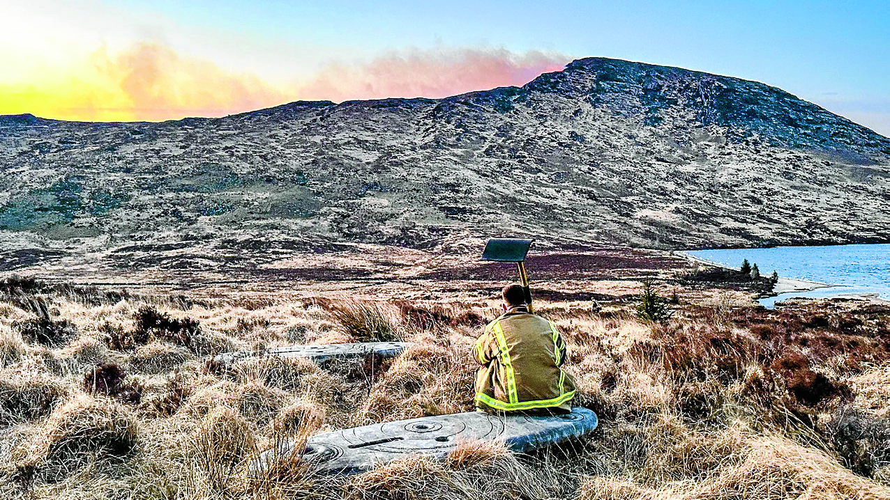 Wildfire warning for South Scotland