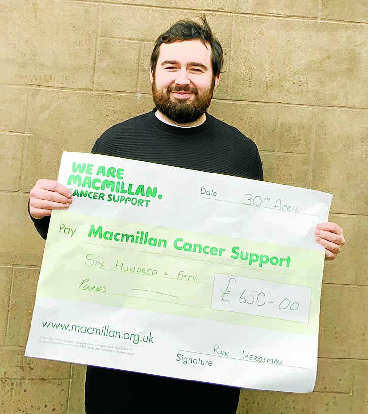 Ryan’s game-a-thon raises £650