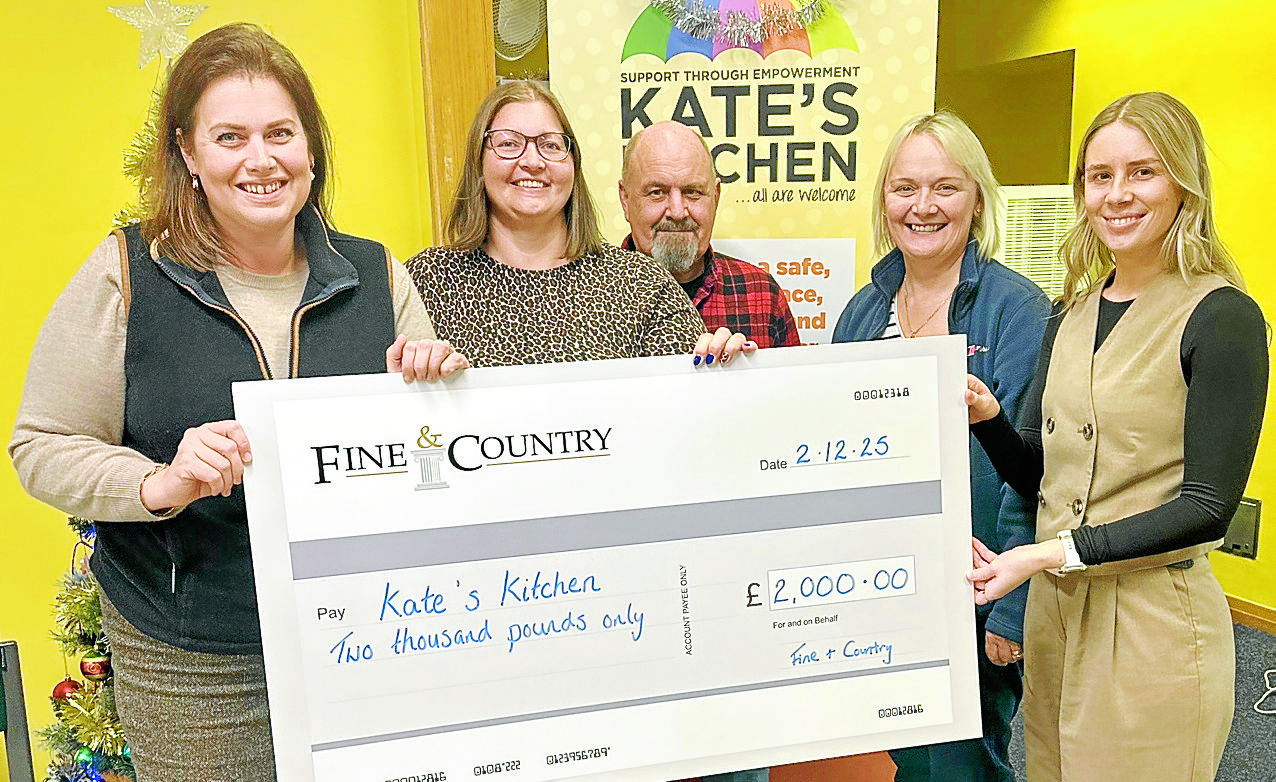 Charity given helping hand by estate agency
