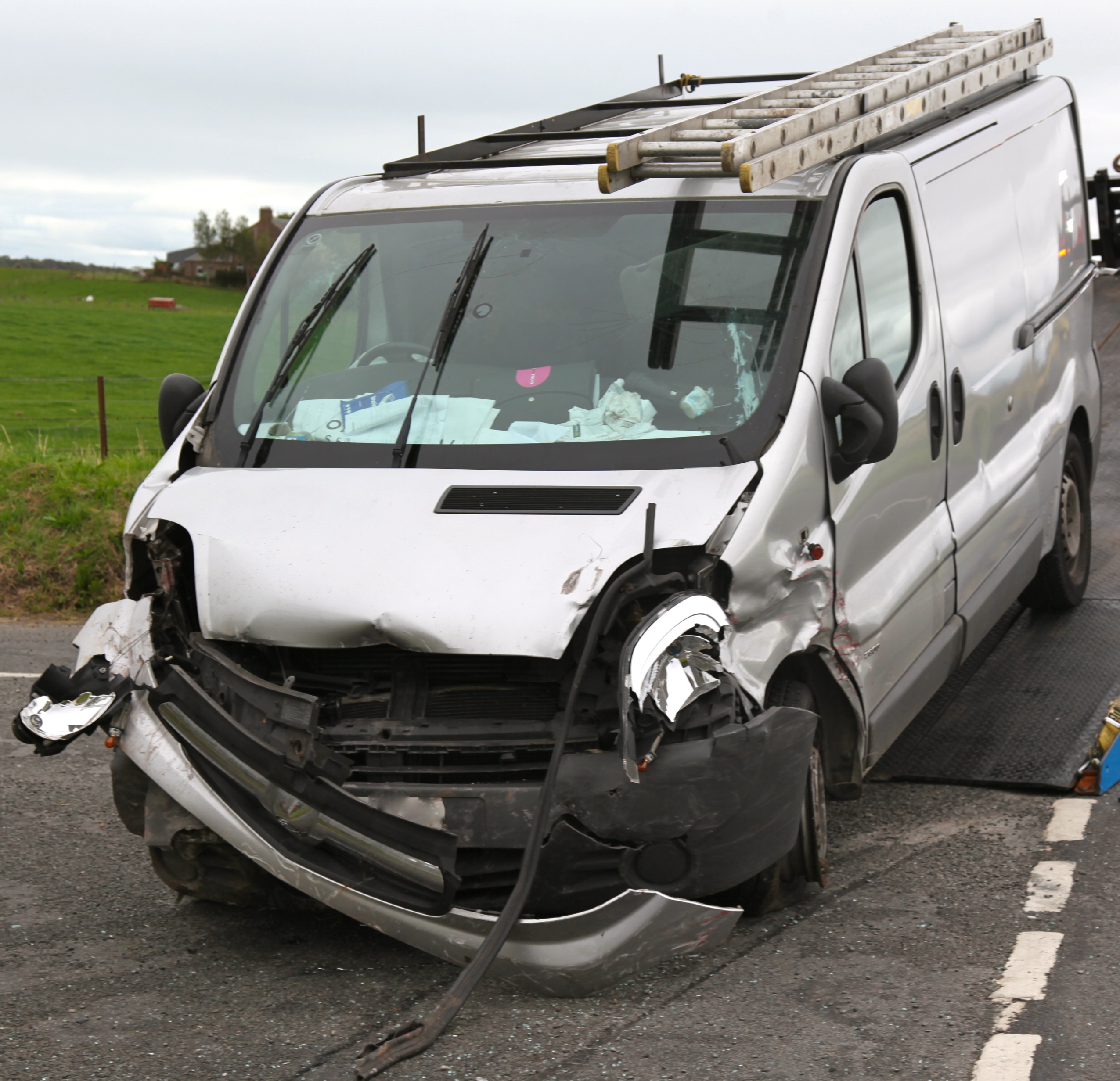 Five taken to hospital after crossroads crash