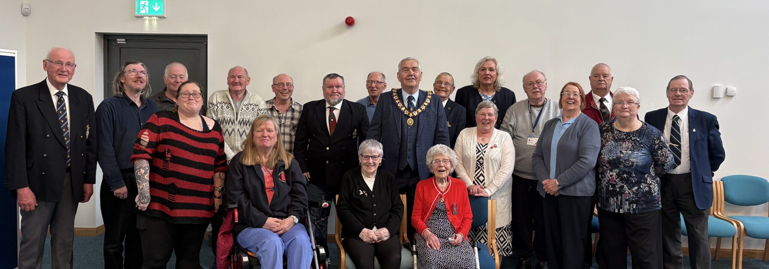 Centenarians Nancy and Edna honoured