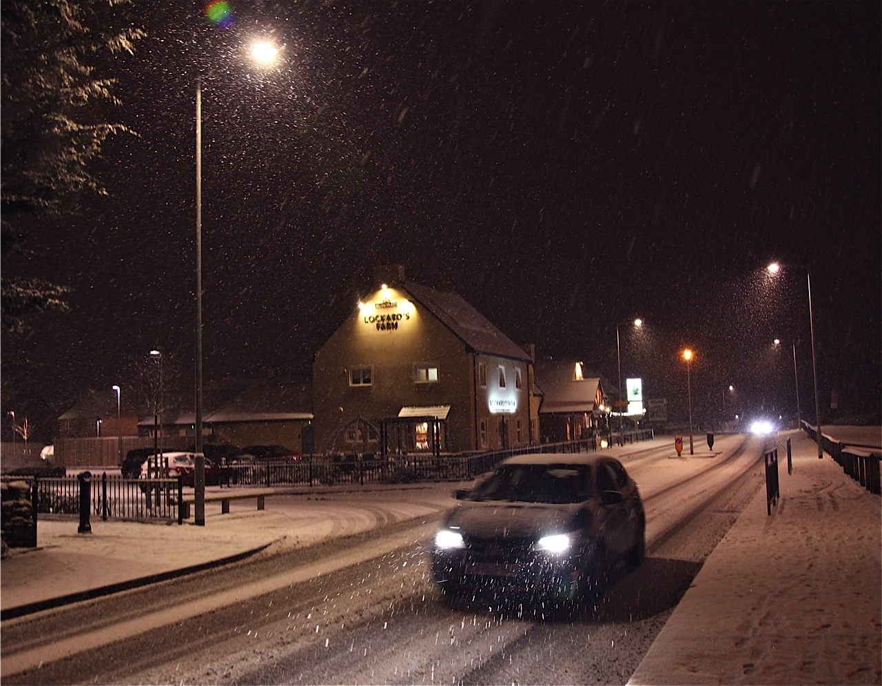 Roads and pavements alert after snow
