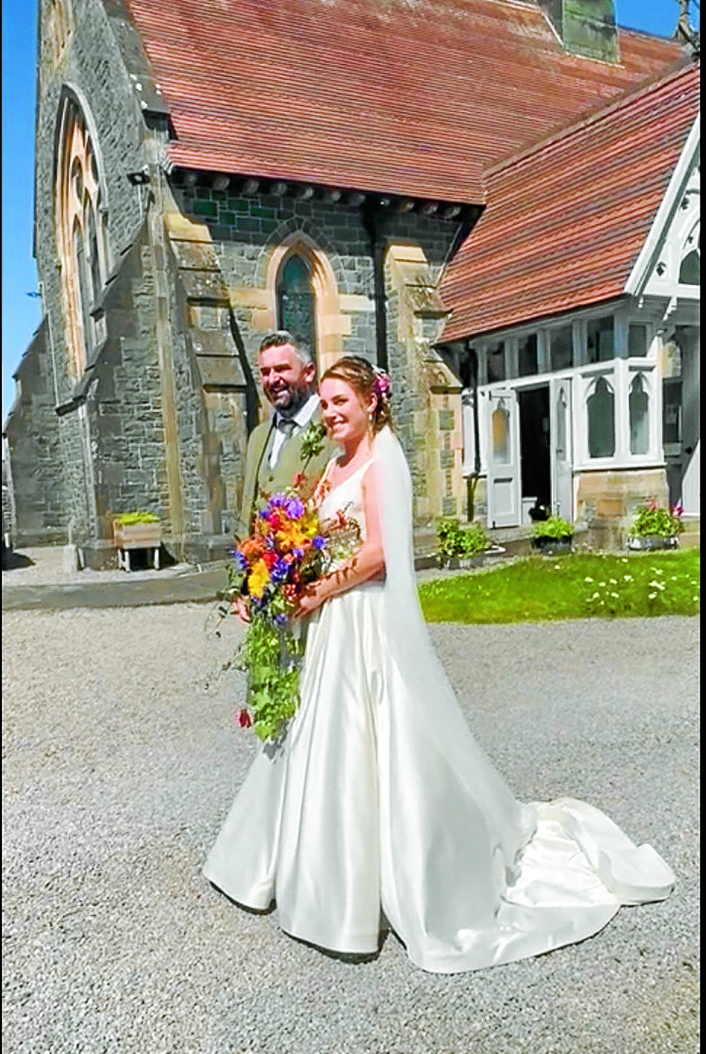 First wedding in decade for church