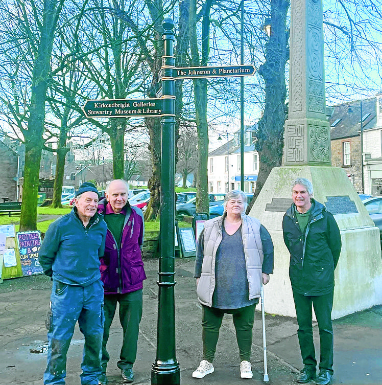 New signs in Kirkcudbright