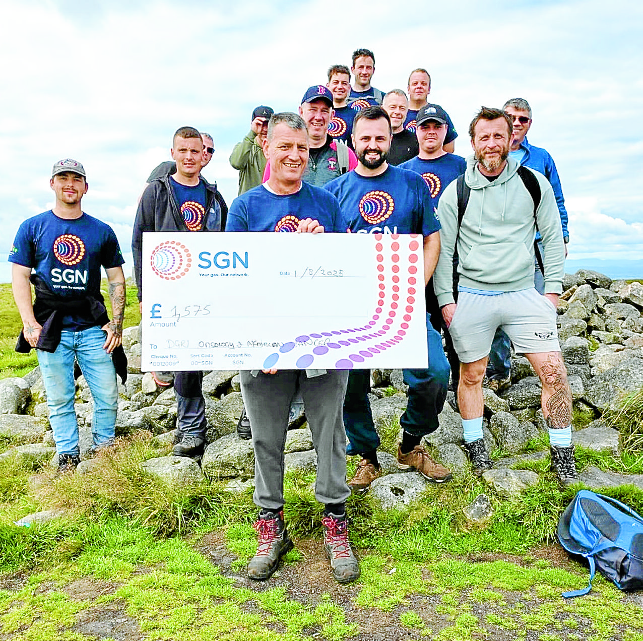 Criffel climb marked David’s cancer recovery