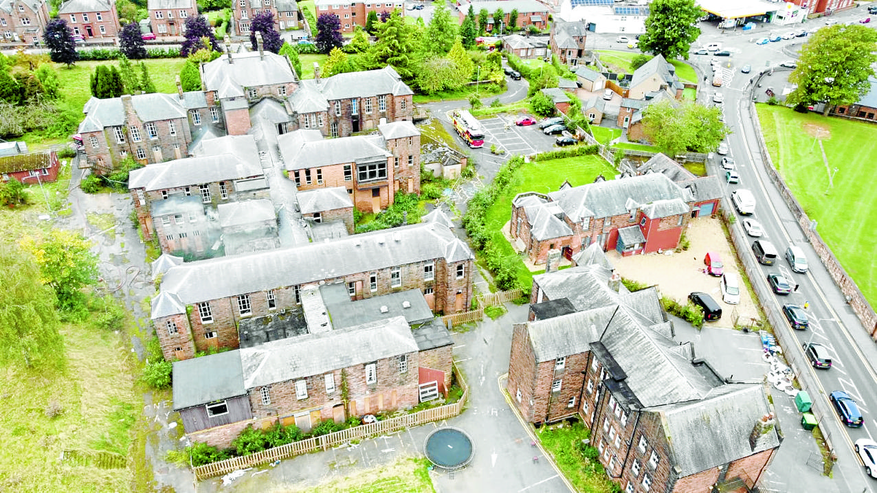 Old hospital hit by fire again!