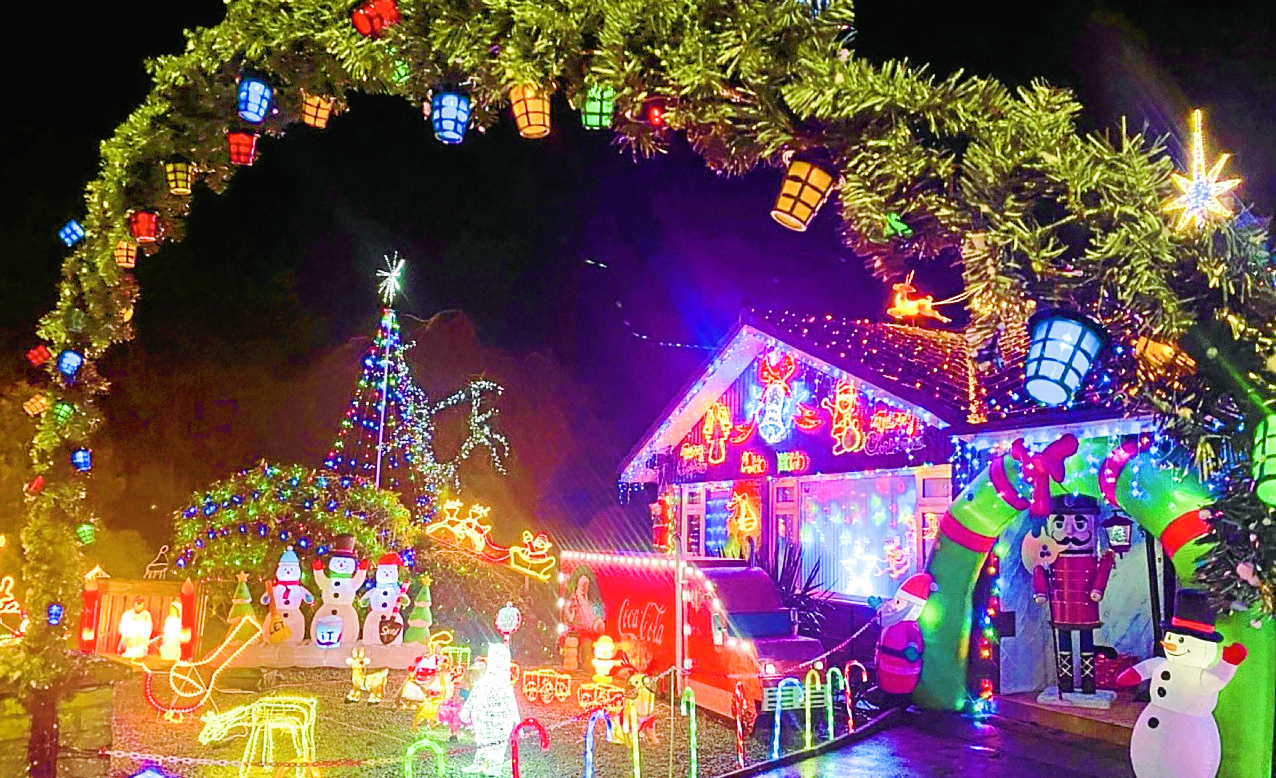 Christmas house goes live