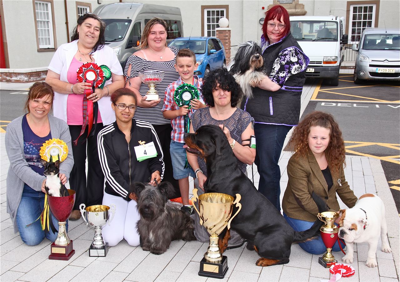 Top dogs shine at border show