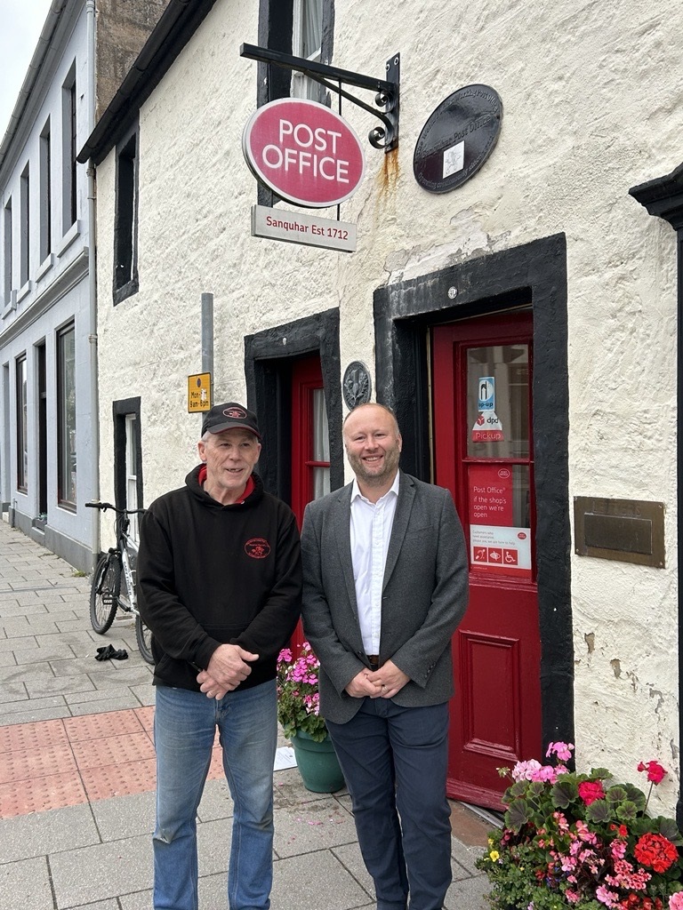 Sanquhar stop for Post Office CEO