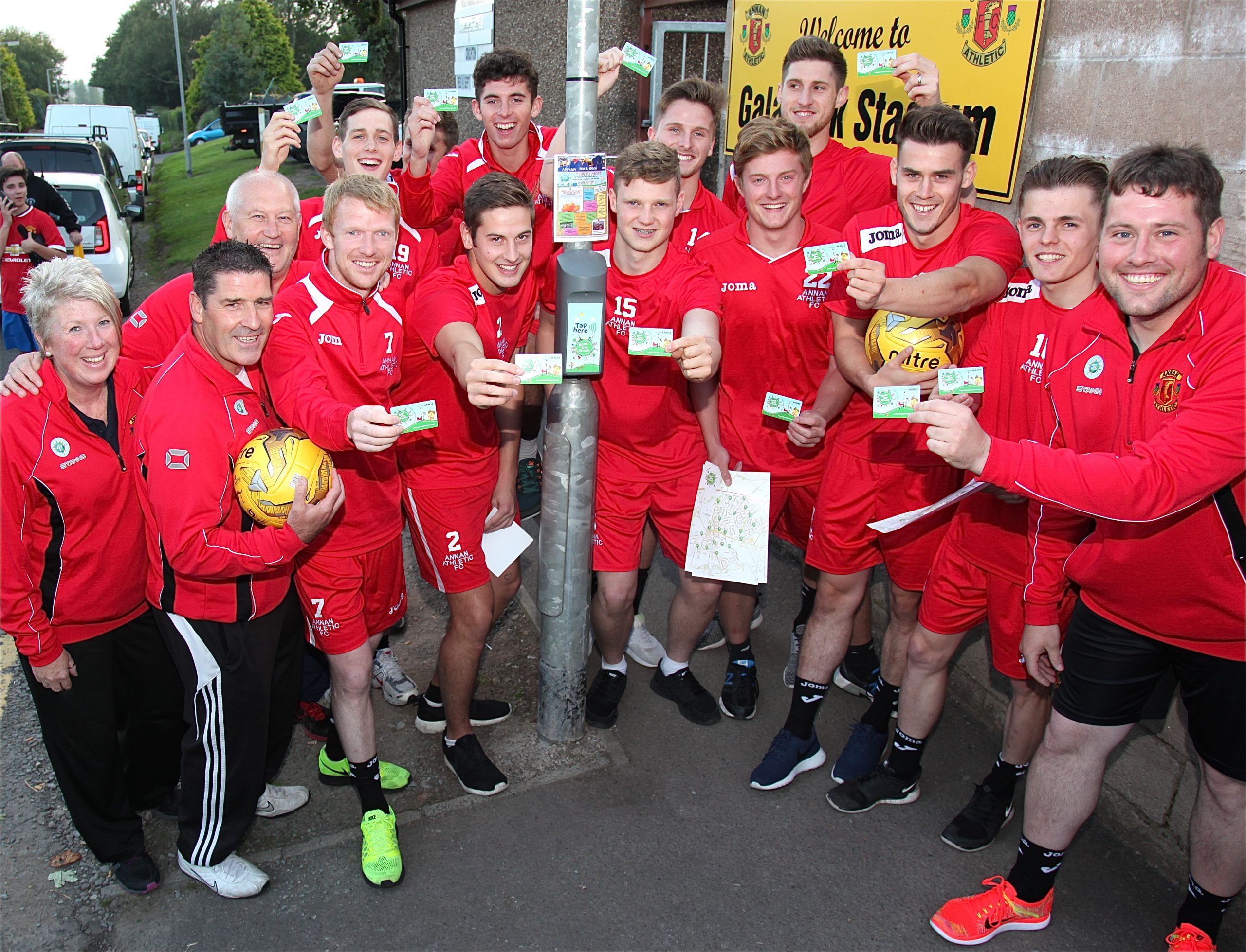 Annan strides ahead in UK fitness challenge