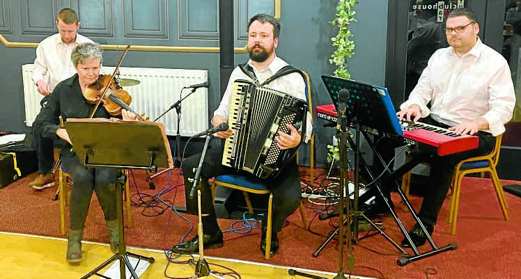 Guest band rocks accordion club