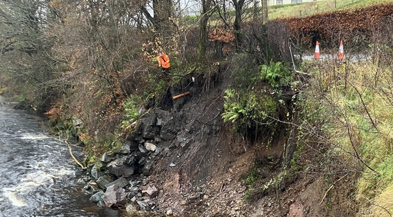 Landslip repairs start today
