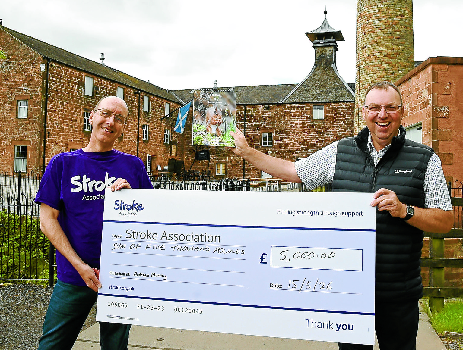 Postie’s calendar raises £5k