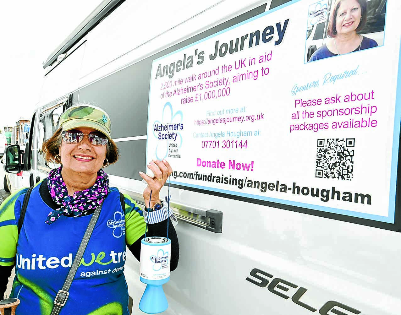 Hougham knee-deep charity walk around the UK