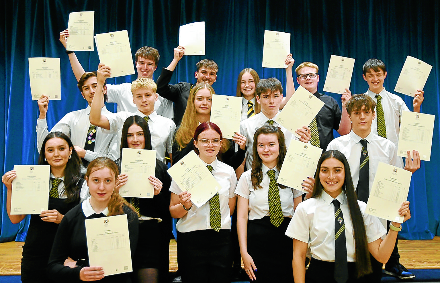 Exam results joy