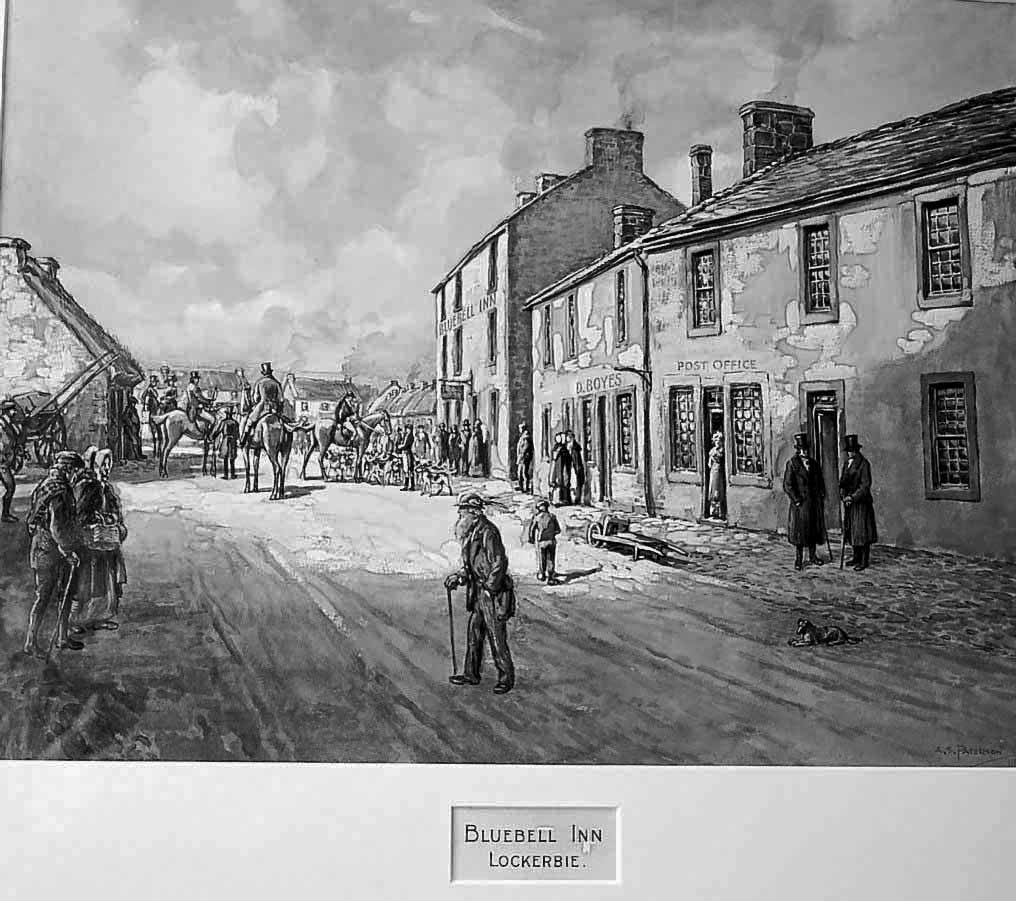 Art work shows town in times past