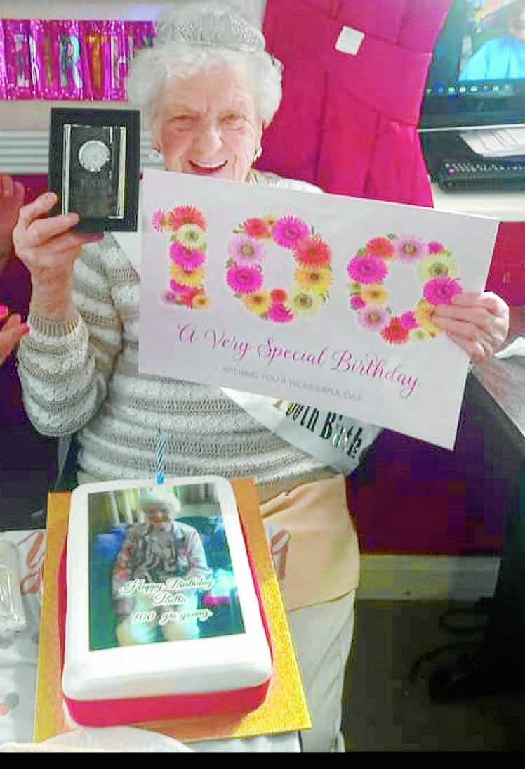 Karaoke queen Bella sings her way to 100