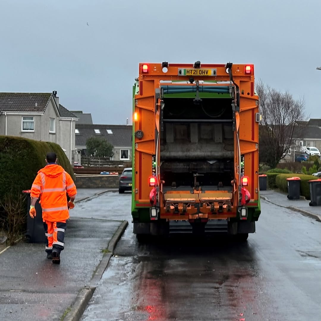 Weather affects bin collections