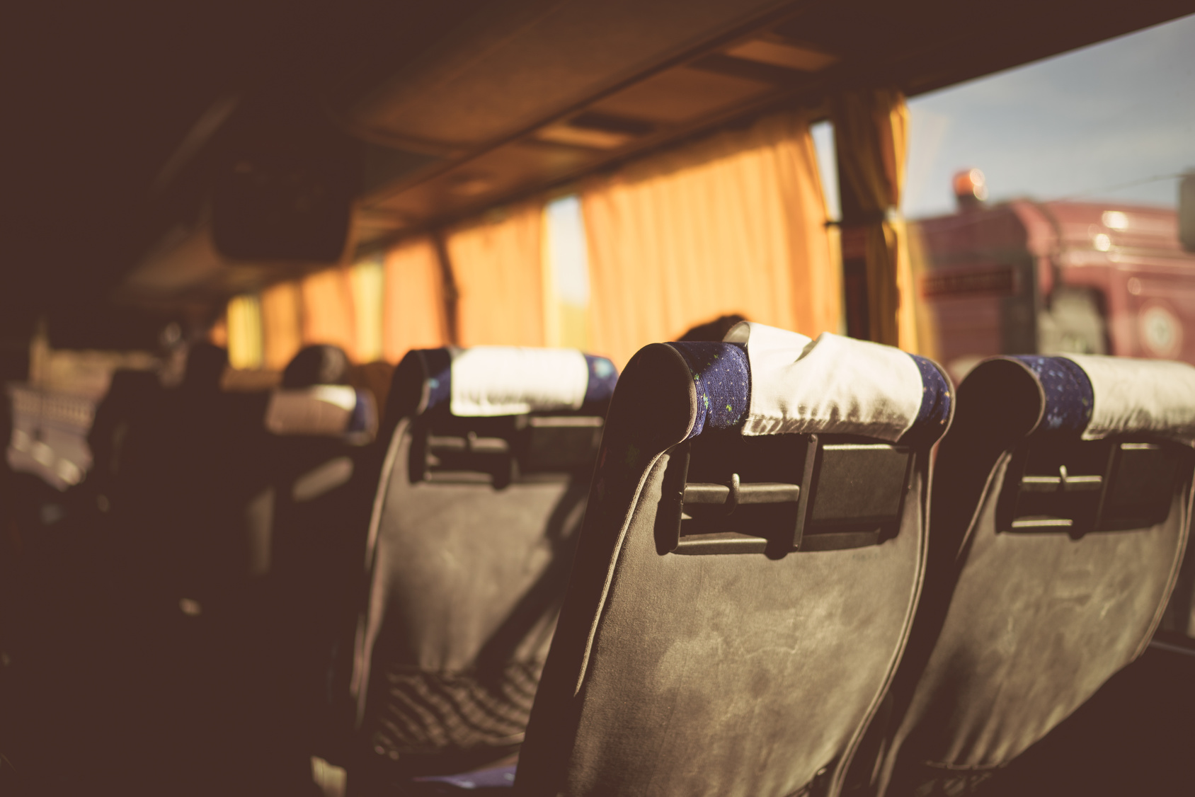 Bus toilet row rolls on