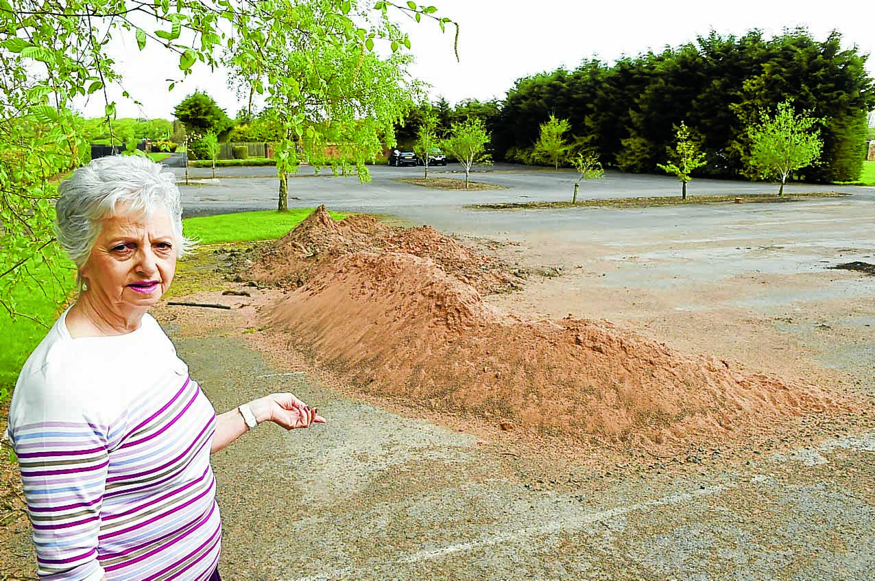 Messy cemetery car park is a ‘disgrace’