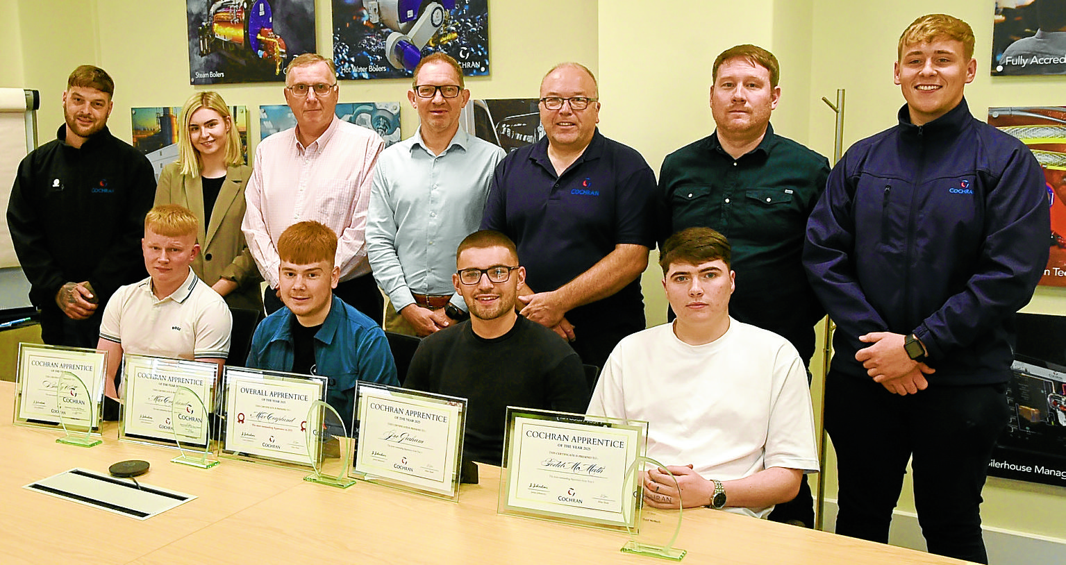 Hard work pays off for apprentices