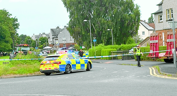 Woman hurt in trailer accident
