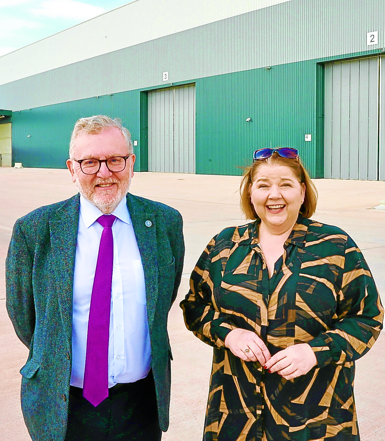 Politicians tour MoD’s giant new border storage hub