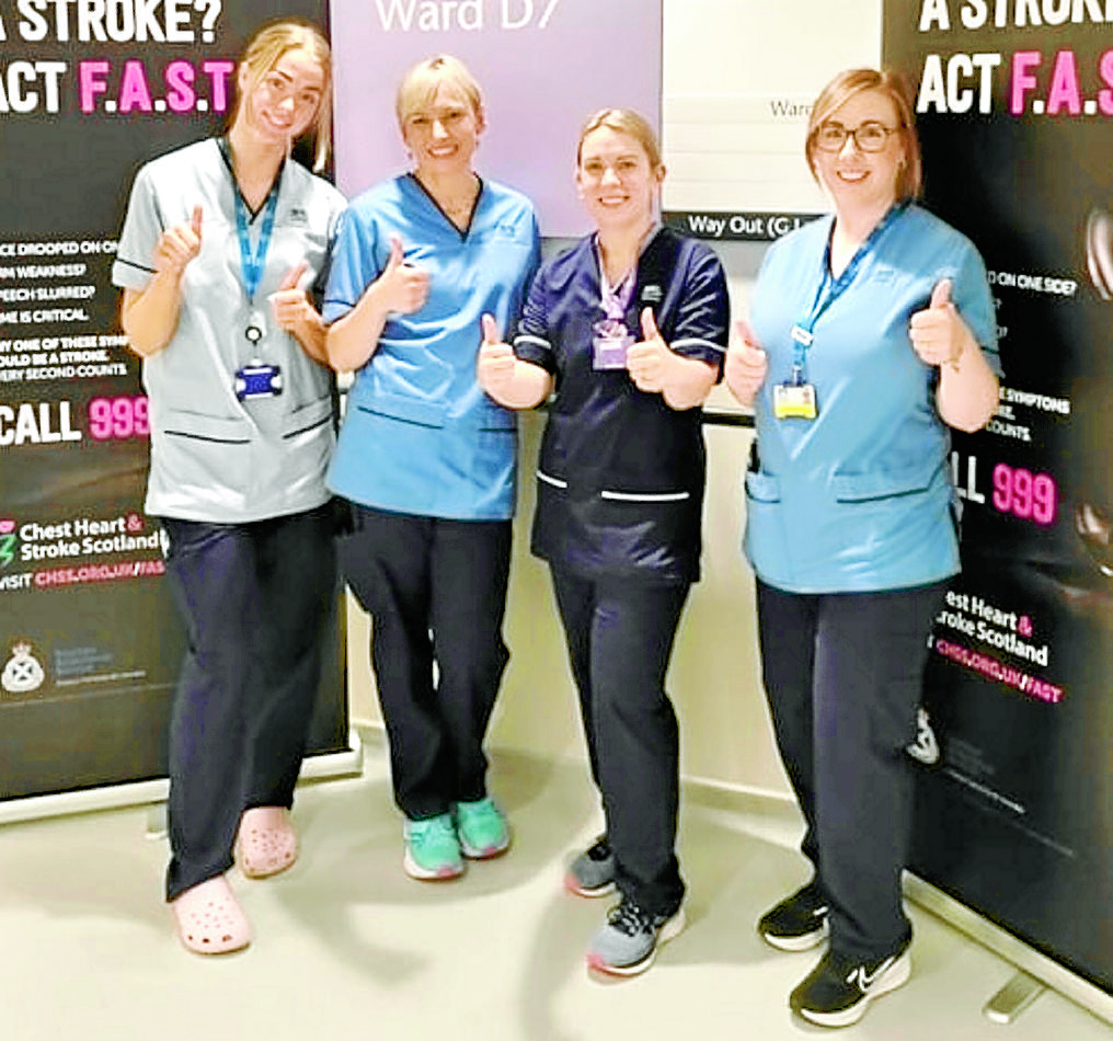 Ward’s speedy nurses chase charity goal