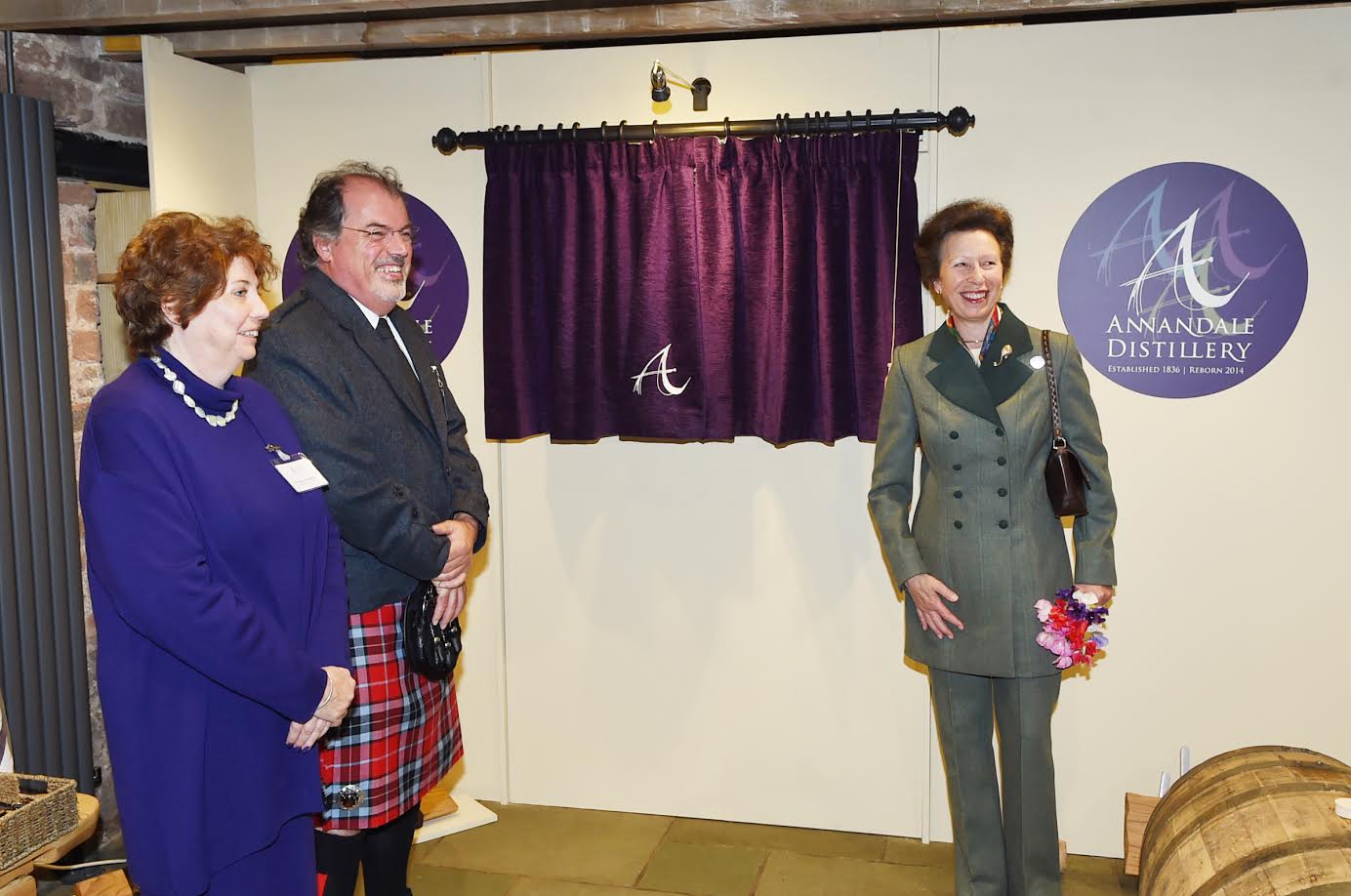 Warm welcome for Princess Anne