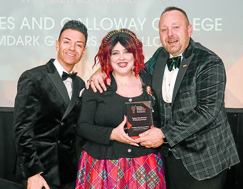 College wins award for student wellbeing